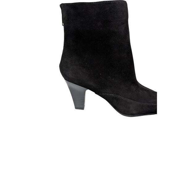 Aerosoles Pop Piz Black Suede Ankle Boots Size 6M New in Box - Picture 7 of 7